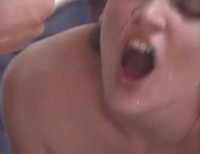 Spectacular slut fucked everywhere and covered in cum