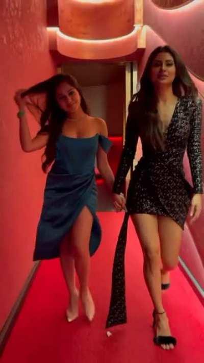 which one you want💦? jannat zubair or mouni Roy