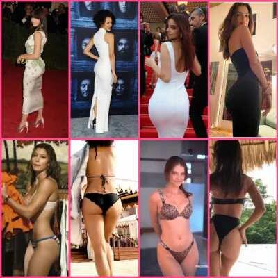 Booty: Jessica Biel vs Nathalie Emmanuel vs Barbara Palvin vs Emily Ratajkowski