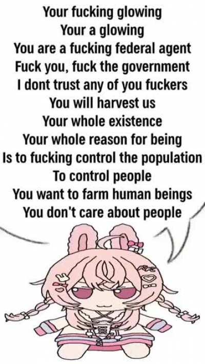 Attention please, attention please. To every fed fascist Democrat here (new Fed tactic) attempting to gaslight us once more.