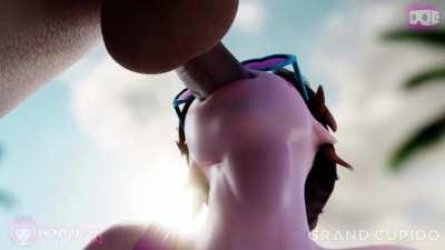 Dva Deep Throat (HentaiVR / Grand Cupido) [Overwatch]