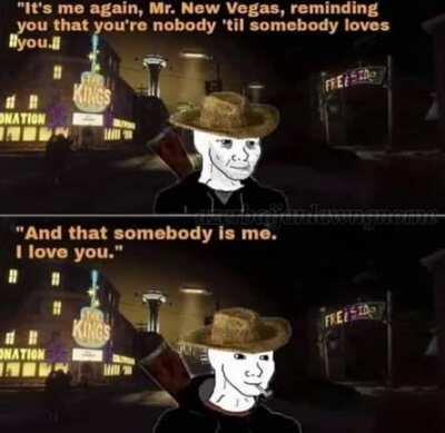 Me whenever I play fallout new vages.