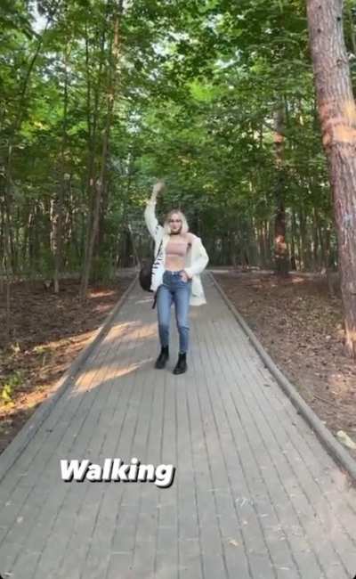 GloriaMatvien (aka Diana) Walking In The Park