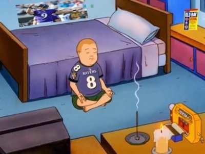 Playoff mood all week heading to Buffalo 🧘‍♂️🏈