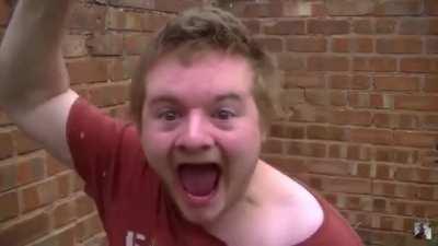 He literally turns into a zombie