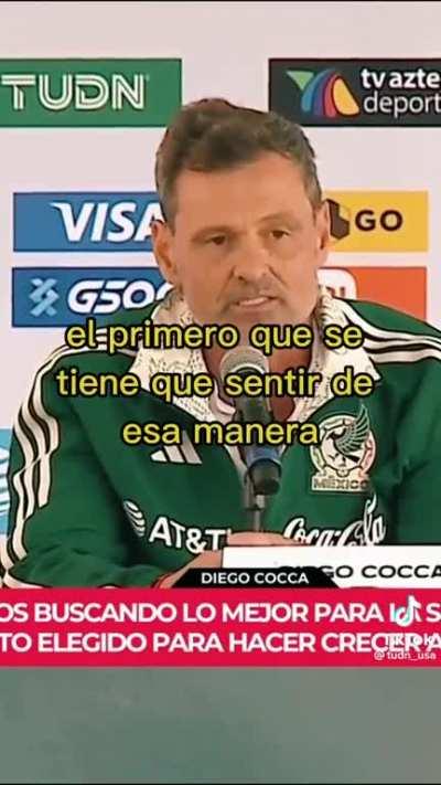Diego Cocca speaks of how he feels about becoming Mexico’s coach and speaks on what kind of players he wants.