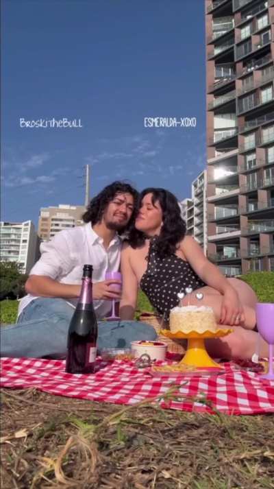 We just celebrated another month together with a cozy picnic, laughs, and love. We weren’t sure about sharing our private moments… but you’ve all been so warm we wanted to let you in a little...now that you already know the other side of our life😏 Thanks 