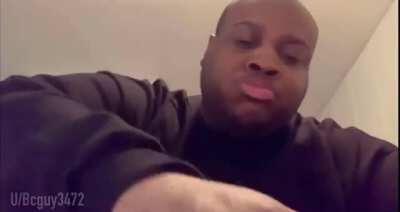 Man was Talking all that shit 🤣🤣🤣💀