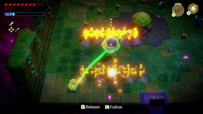 It took me a while to figure out how to hit that multi-headed flower miniboss. This was my solution.