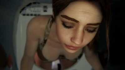 Claire Got Stuck In The Washing Machine (EddyProductions) [Resident Evil]