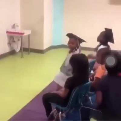 Bad kid fights teacher and curses her out at his graduation