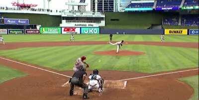 Perfect foul ball destroys camera