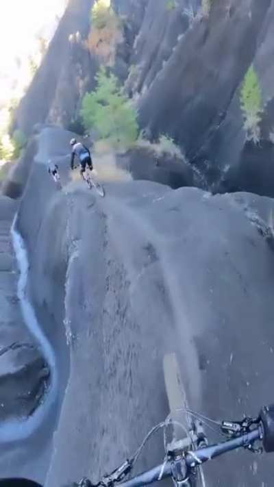 Mountain biking in the French Alps