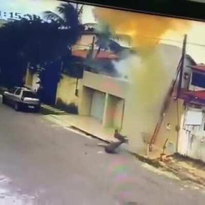 Two men get electrocuted after a work mistake!