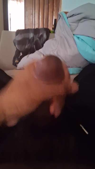 Stoking my black cock