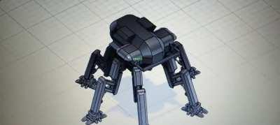 What do you guys think of my Titan design? The GROVAGABUND. Two beta weapons, and two Alfa weapons.