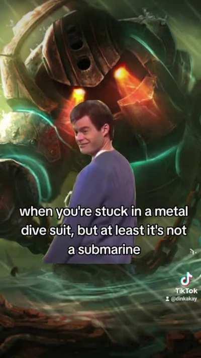 metal dive suit > a sub