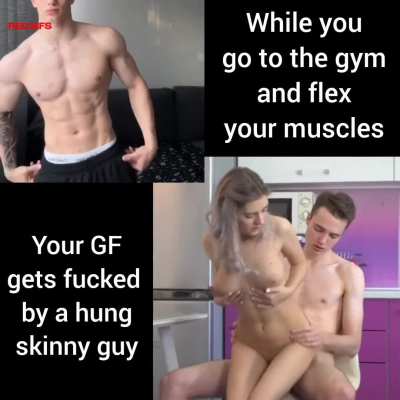 The fate of gymbros who neglect their partners because they are too obsessed with their muscles