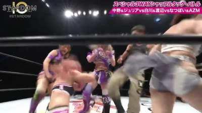 [STARDOM Tokyo Cinderella] Mina Shirakawa will never miss an opportunity to hit her pose