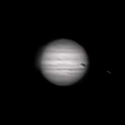 The triple transit of Jupiter