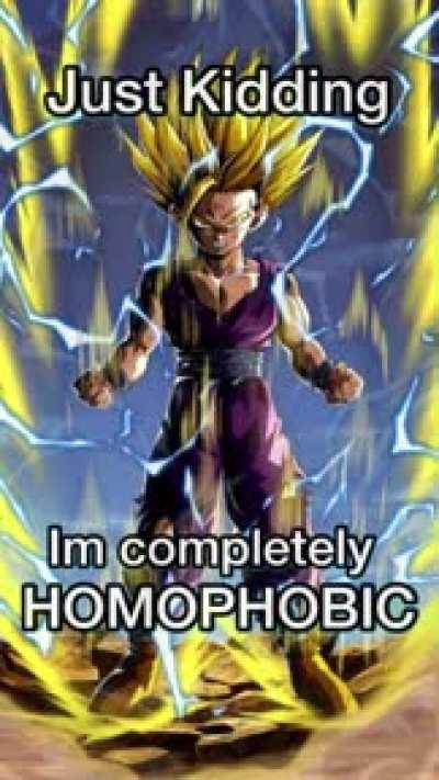 Cooler is cool and all but Gohan has the swagger of a homophobe.