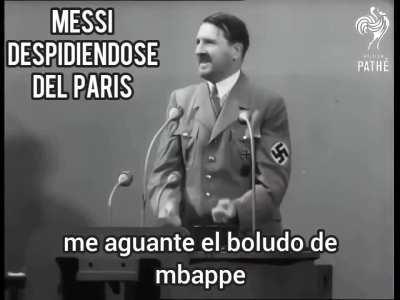 Messi yendose de Europa