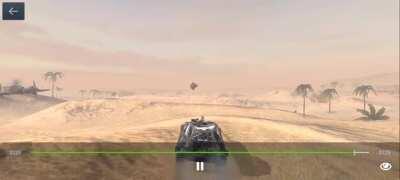 Completely normal match. Rammed a couple of tanks. Got 2 kills but then, I get hit by a Sheridannnn.... missile.