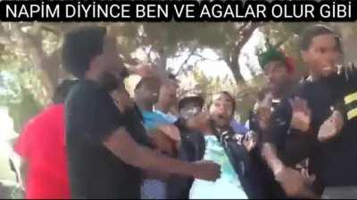 Napim diyince ben ve agalar olur gibi.