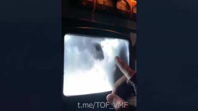 Ru pov: Combat work of the OSA anti-aircraft missile system of the 155th Marine Guards Brigade of the Pacific Fleet in the special military operation.