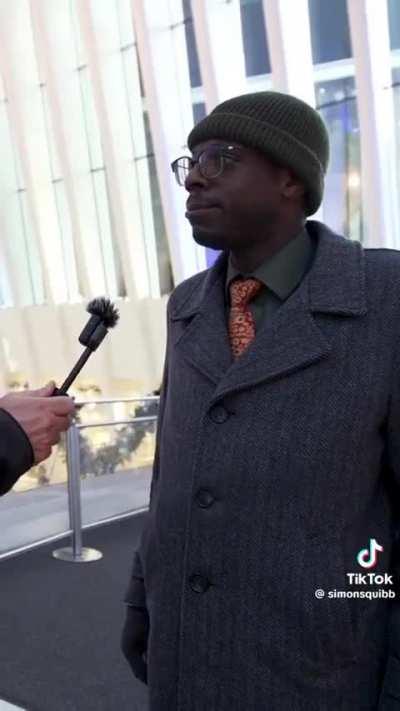 Man on the street was asked what his dream was