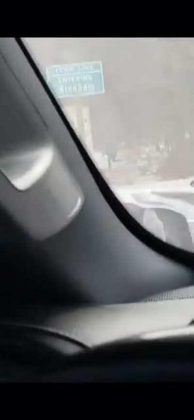 Spike Strip Gone Wrong