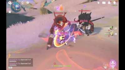 Kuki Shinobu in Private Server | N3-Dash Cancel Showcase