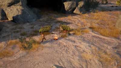 Erectus make game… tribe like this