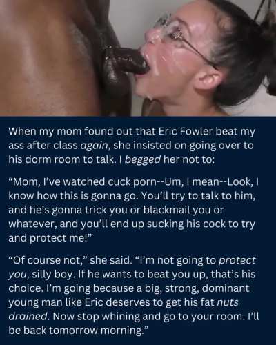 My mom isn't even TRYING to protect me from my bully!