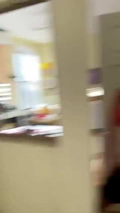 Lily Chee packing for Spring Break