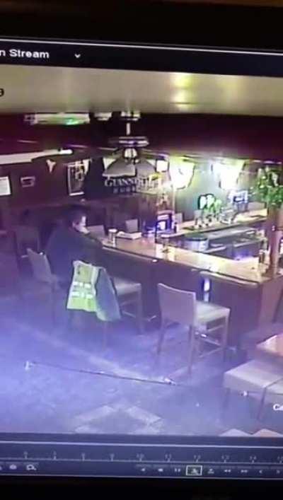 Guy at the bar doesn’t even flinch.