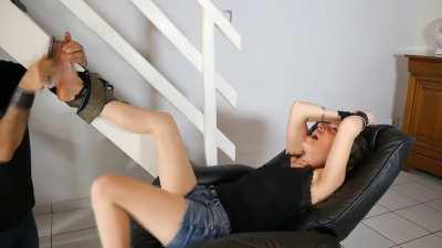 part2 brushes only feet tickling compilation