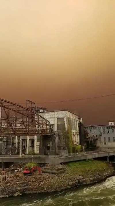 Caught at work during the fires in Oregon City 🔥