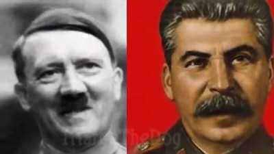 Hitler and Stalin sing Spooky Scary Skeletons