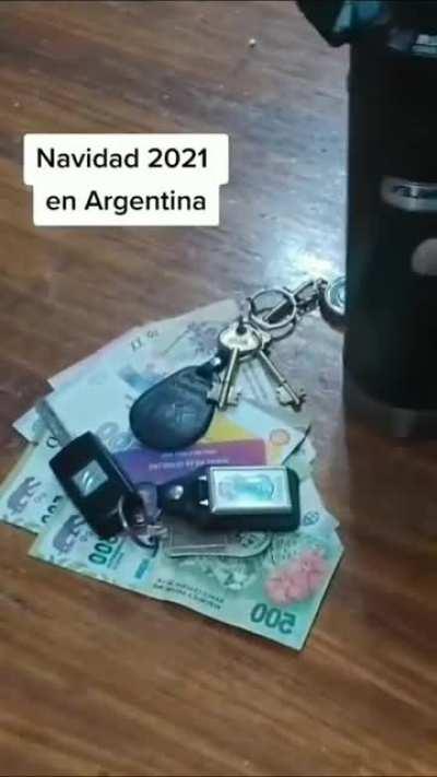 Pagando en cuotas el pan dulce