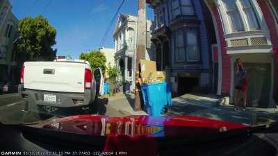 Just a sunny day cruising in downtown SF, several months ago