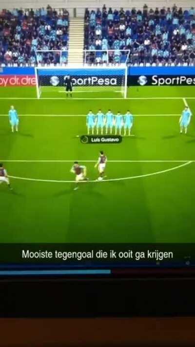 Hate it when the AI scores a beauty in an important Europa League game