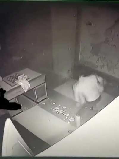 He really out-crazied a masked serial killer