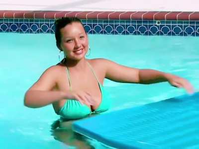 Christina Model - Teal Bikini