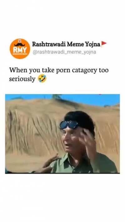 I thought they take porn catagory too seriously 🤣