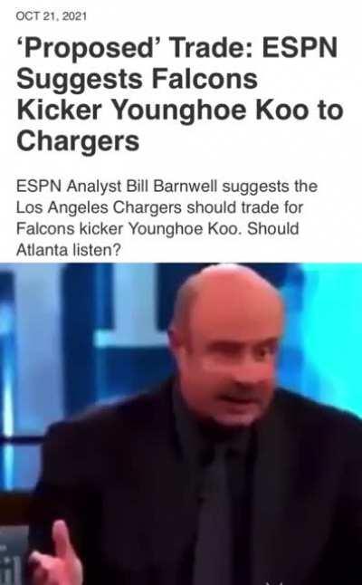 Idk who Bill Barnwell is but he needs to take a break