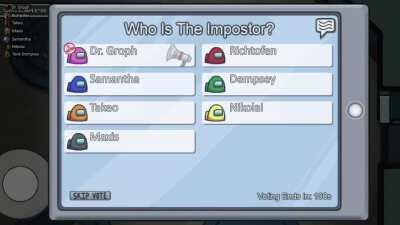 Among Us but it's a Zombies meme