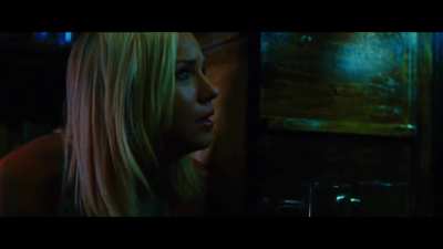 Ghost Rider (2007): female biker waitress sucked lifeforce sucked out