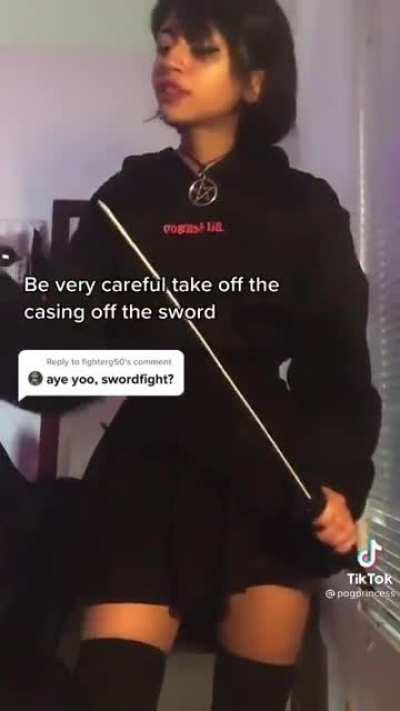 HolUp I have a Magic Sword.🙃.