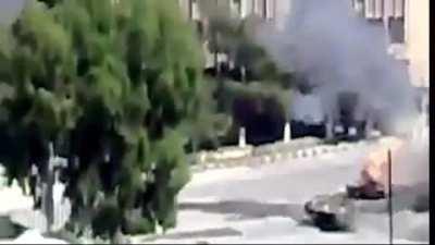 Ammo cooking off (sorry for poor quality)